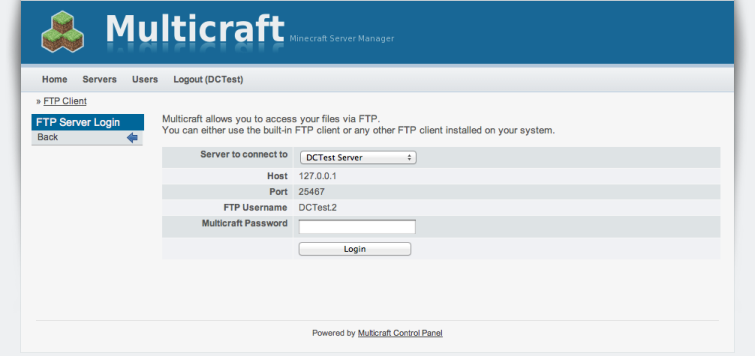 filezilla minecraft server